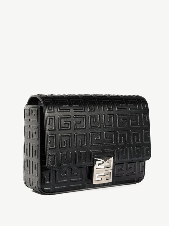 Givenchy Medium 4G Black Embossed Crossbody - Picture 2 of 12